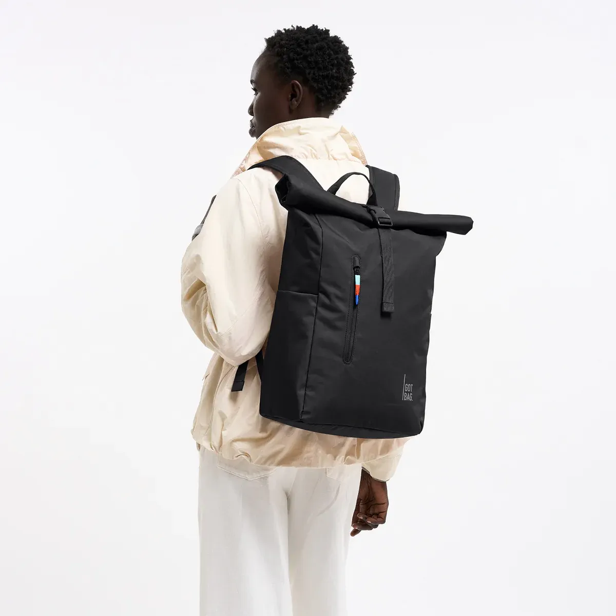 GOT BAG Rolltop Easy Black – imagem de produto 1 | sustentável | Bag-Age