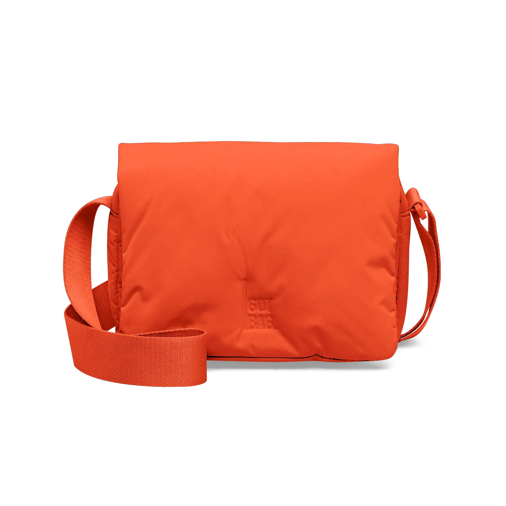 GOT BAG Cloud Crossbody Bag Hot Coral Monochrome – vue avant | durable | Bag-Age