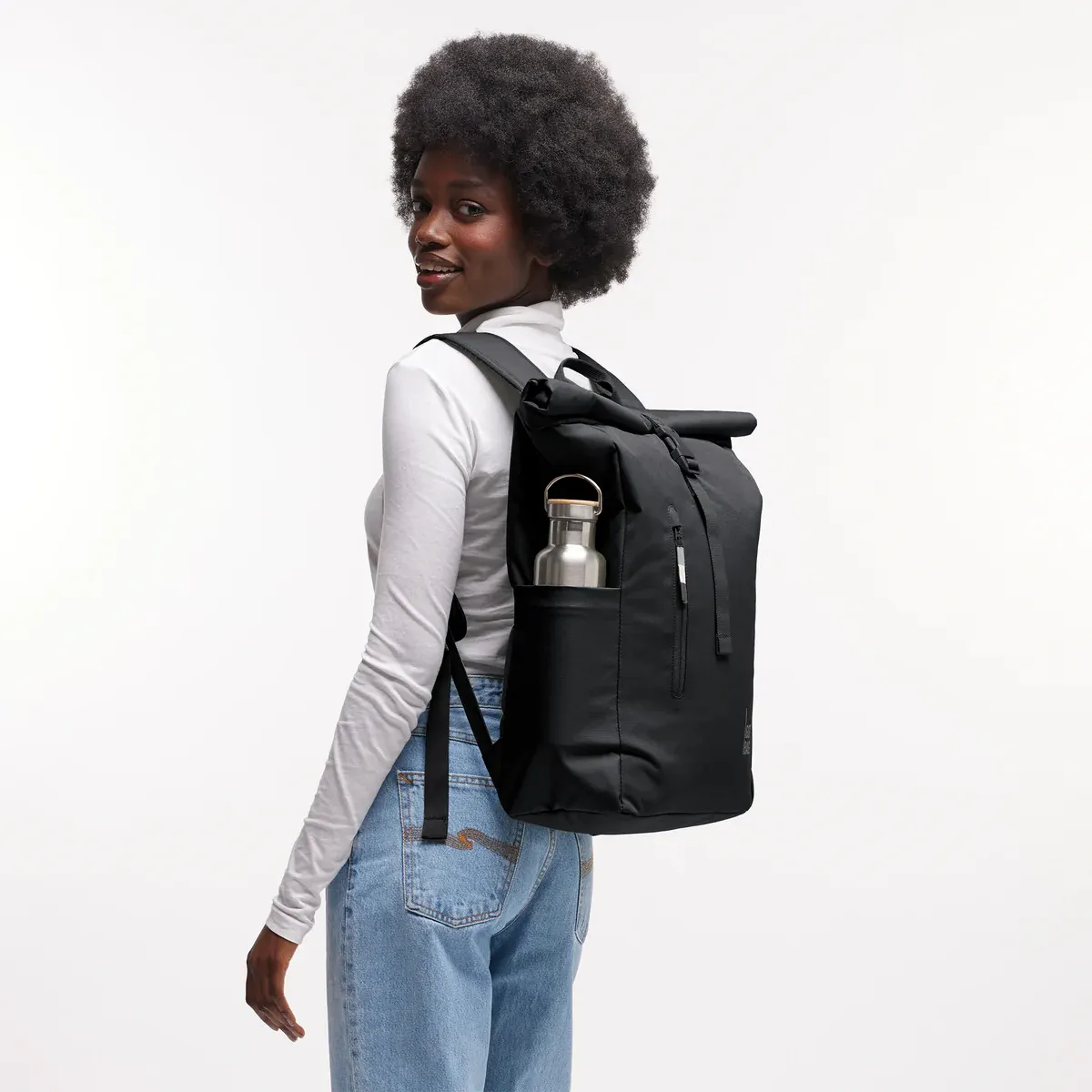 GOT BAG Rolltop Easy Black – foto lifestyle 5 | sustentável | Bag-Age