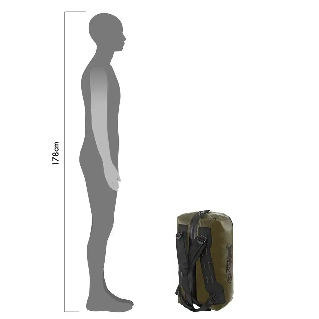 ORTLIEB Duffle Olive duffle / travel bag, product image, at Bag-Age