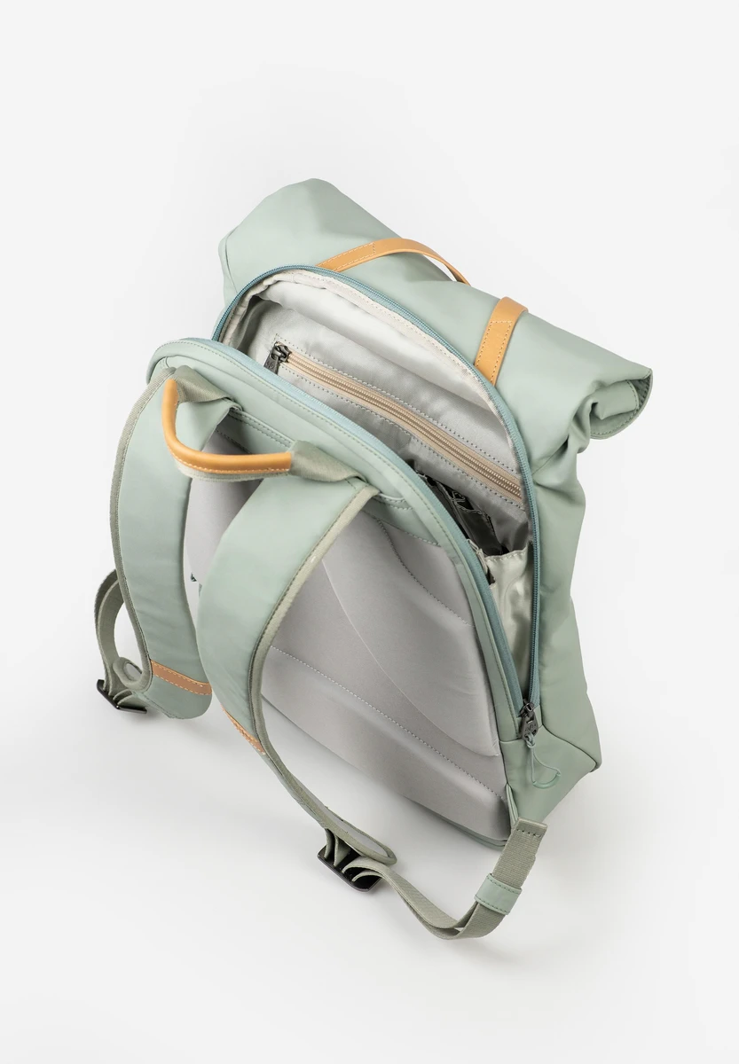 aunts & uncles Tama RE Sage Green borsa, vista posteriore, da Bag-Age Berlin