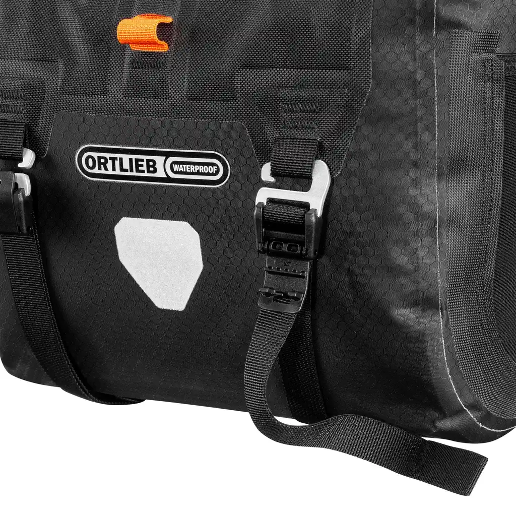 ORTLIEB Handlebar-Pack QR Black Matt stuurtas, detailaanzicht, bij Bag-Age