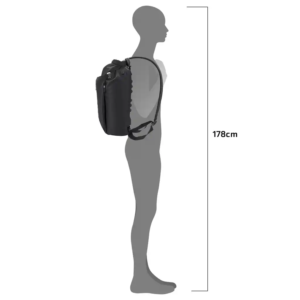 ORTLIEB Vario Lite Black, convertible backpack pannier, photo produit, chez Bag-Age