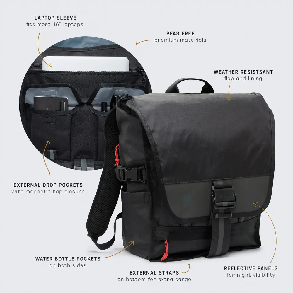 Chrome Industries Warsaw 30L Pack BG-390-BXRF-NA-NA - vue du produit