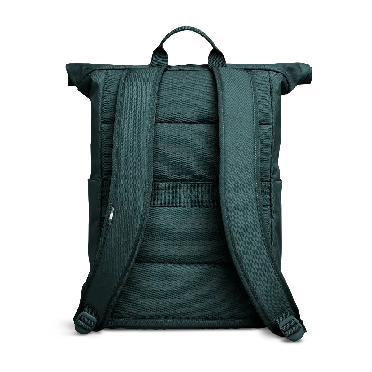 GOT BAG Rolltop Easy Sea Teal Monochrome – Rückansicht 2 | nachhaltig | Bag-Age