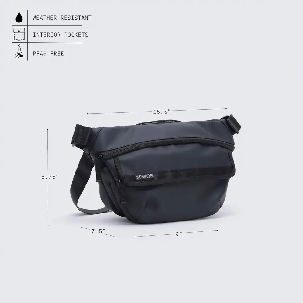 Chrome Industries Bot Flap 5L Sling – Maßskizze