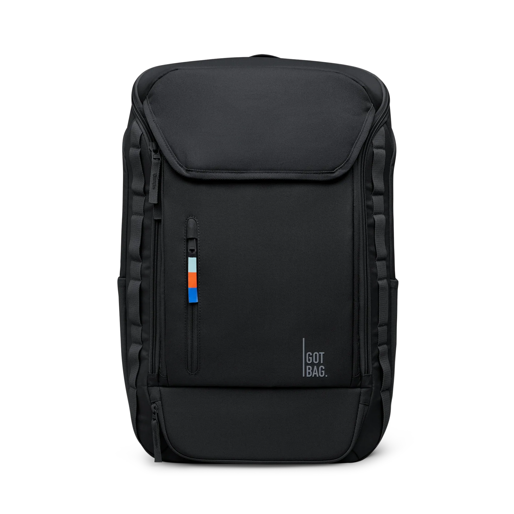 GOT BAG Pro Pack Travel Black – vista frontale | sostenibile | Bag-Age