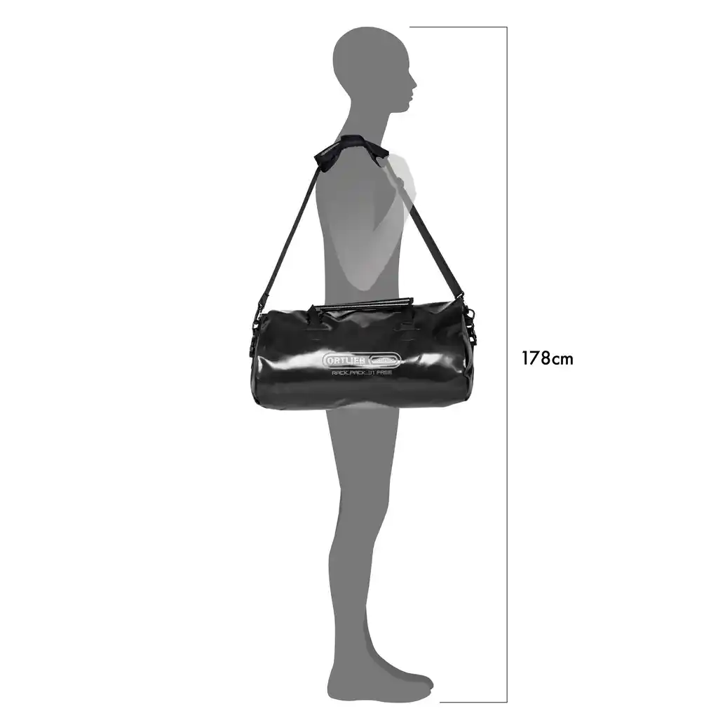 ORTLIEB Rack-Pack Black Travel Duffel / Rack-Pack, Produktbild, bei Bag-Age