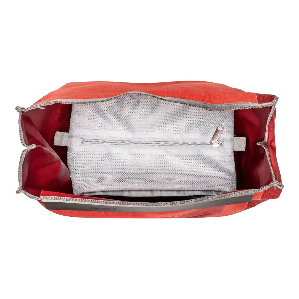 ORTLIEB Handlebar-Pack Plus Dark Chili Lenkertasche, Innenansicht, bei Bag-Age