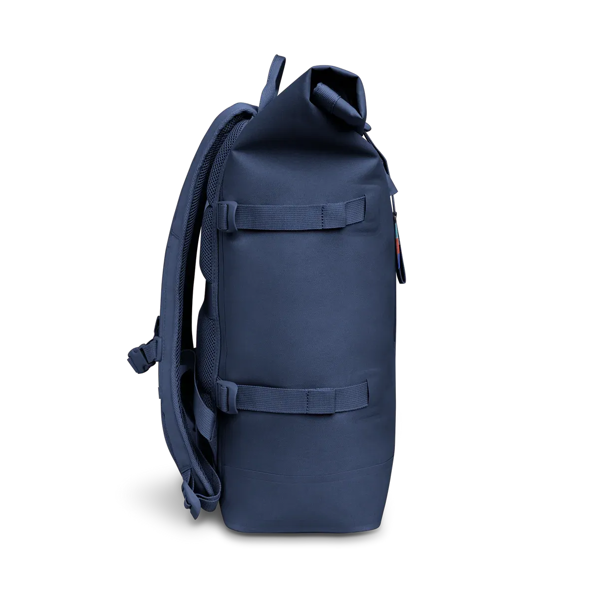 GOT BAG Rolltop 2.0 Deep Ocean – vue latérale 3 | durable | Bag-Age
