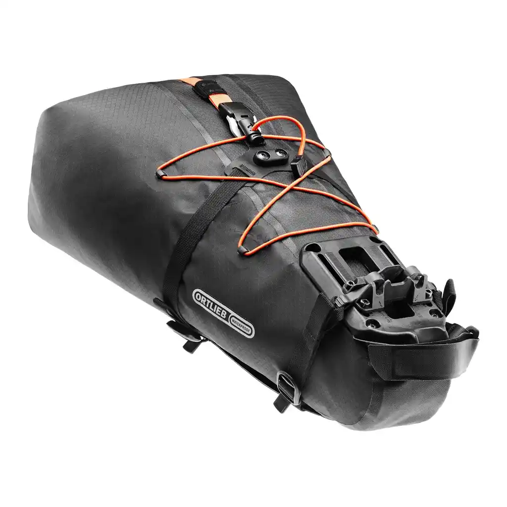 ORTLIEB Seat-Pack QR Black Matt Satteltasche, Vorderansicht, bei Bag-Age