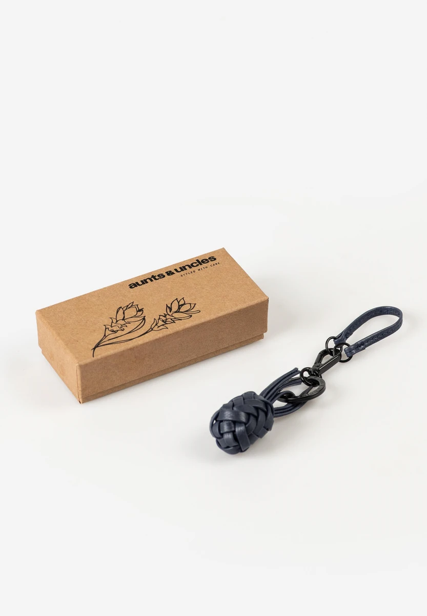 Aunts & Uncles Pineapple Charm Navy Blue – ciondolo per borsa – Blu navy – vista prodotto 6