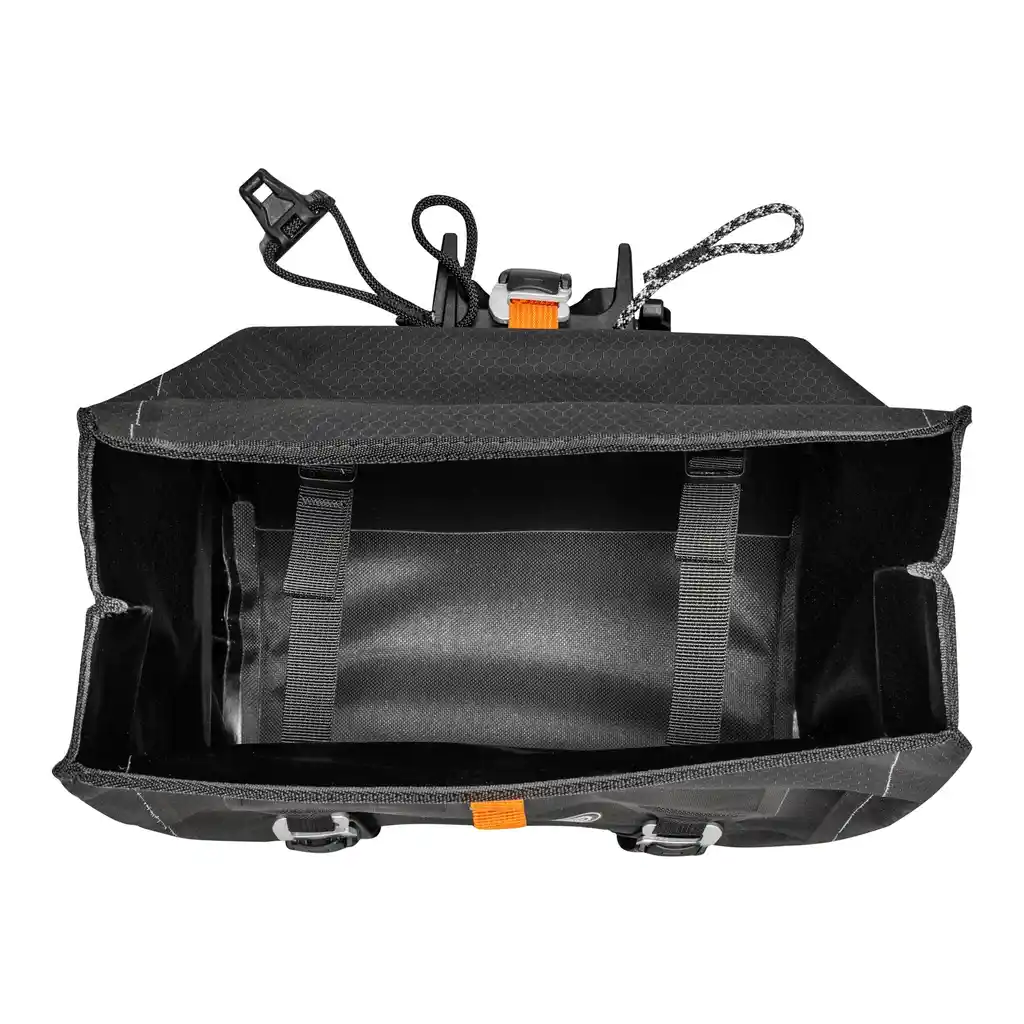 ORTLIEB Handlebar-Pack QR Black Matt stuurtas, binnenaanzicht, bij Bag-Age
