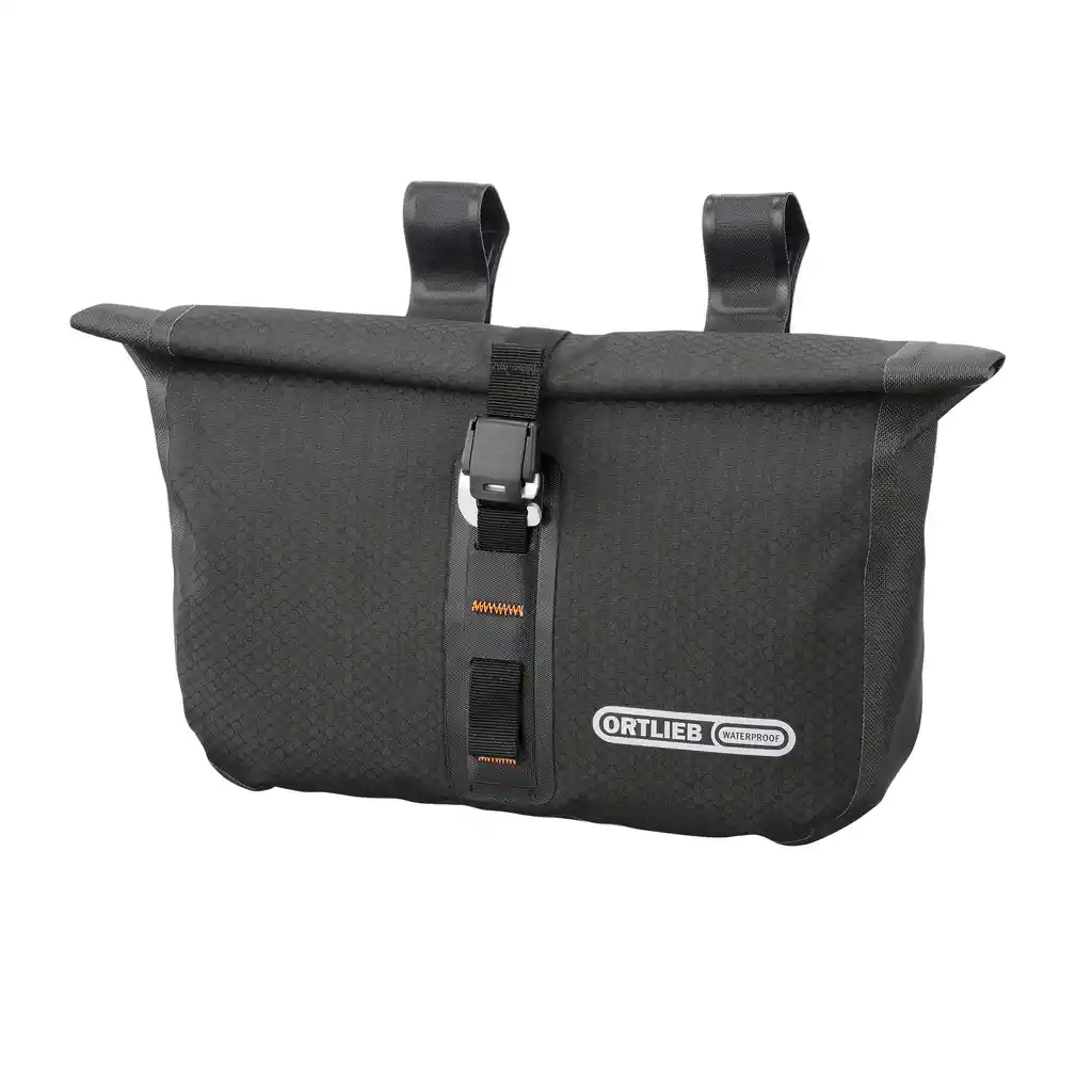 ORTLIEB Handlebar-Pack Flex Black Matt Lenkertasche, Vorderansicht, bei Bag-Age