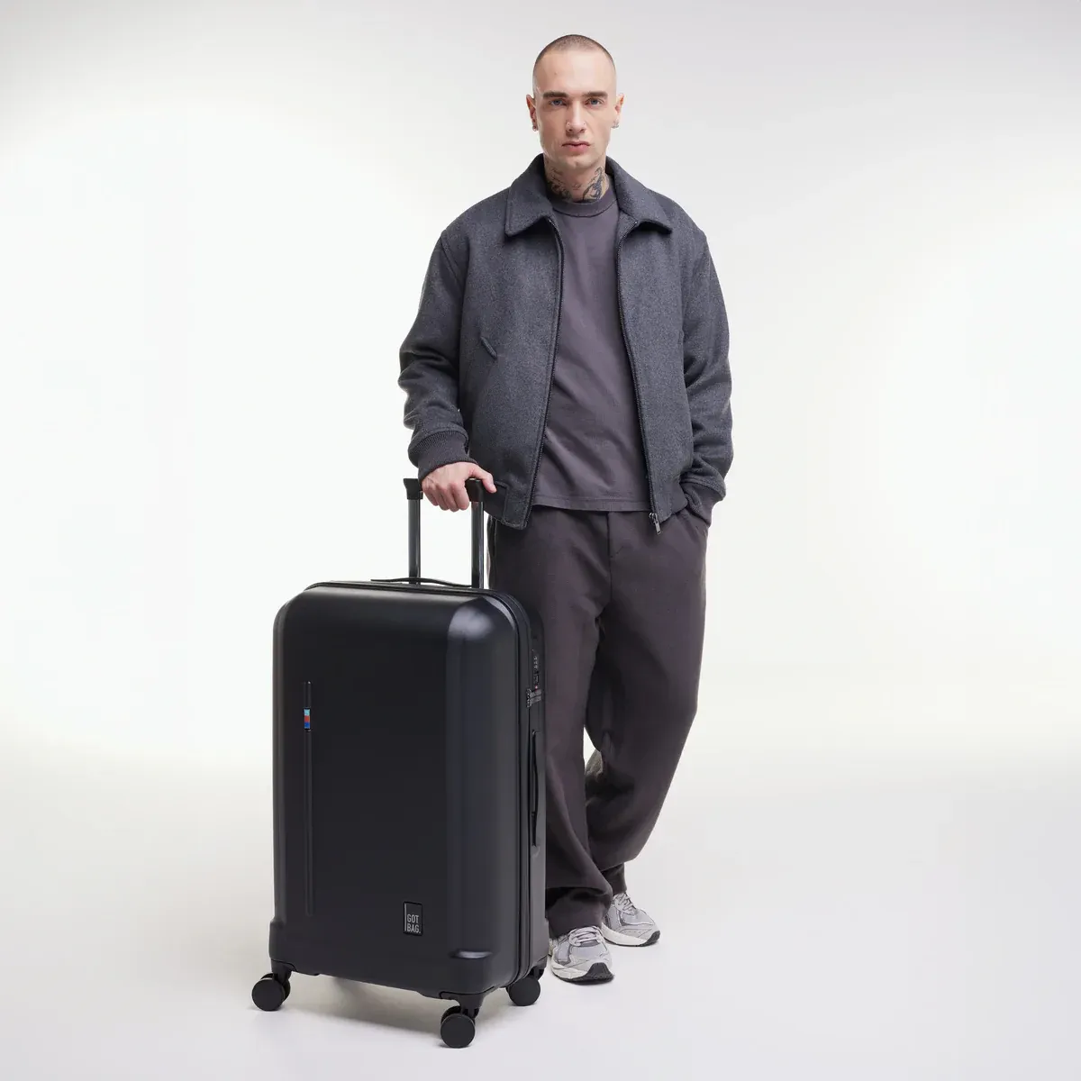 GOT BAG RE:SHELL Checked Black – Produktbild 3 | nachhaltig | Bag-Age