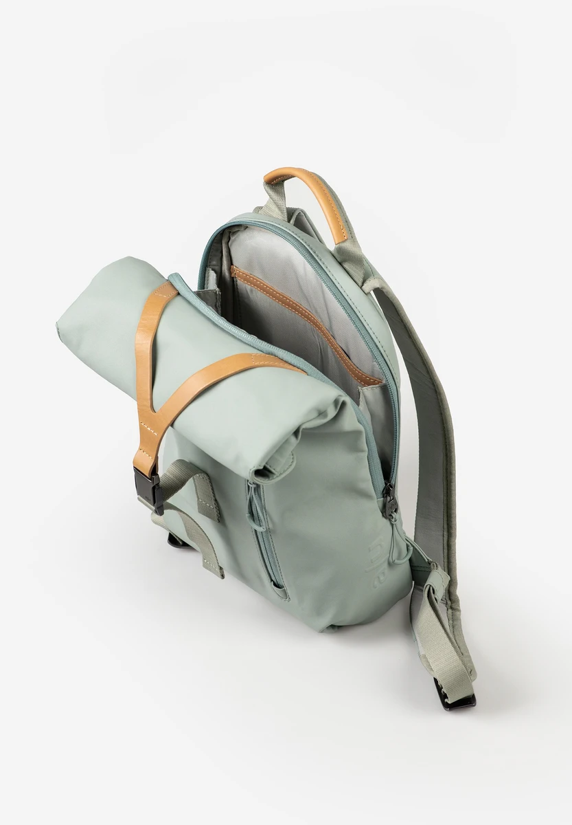 aunts & uncles Kiso RE Sage Green saco, vista traseira, na Bag-Age Berlin