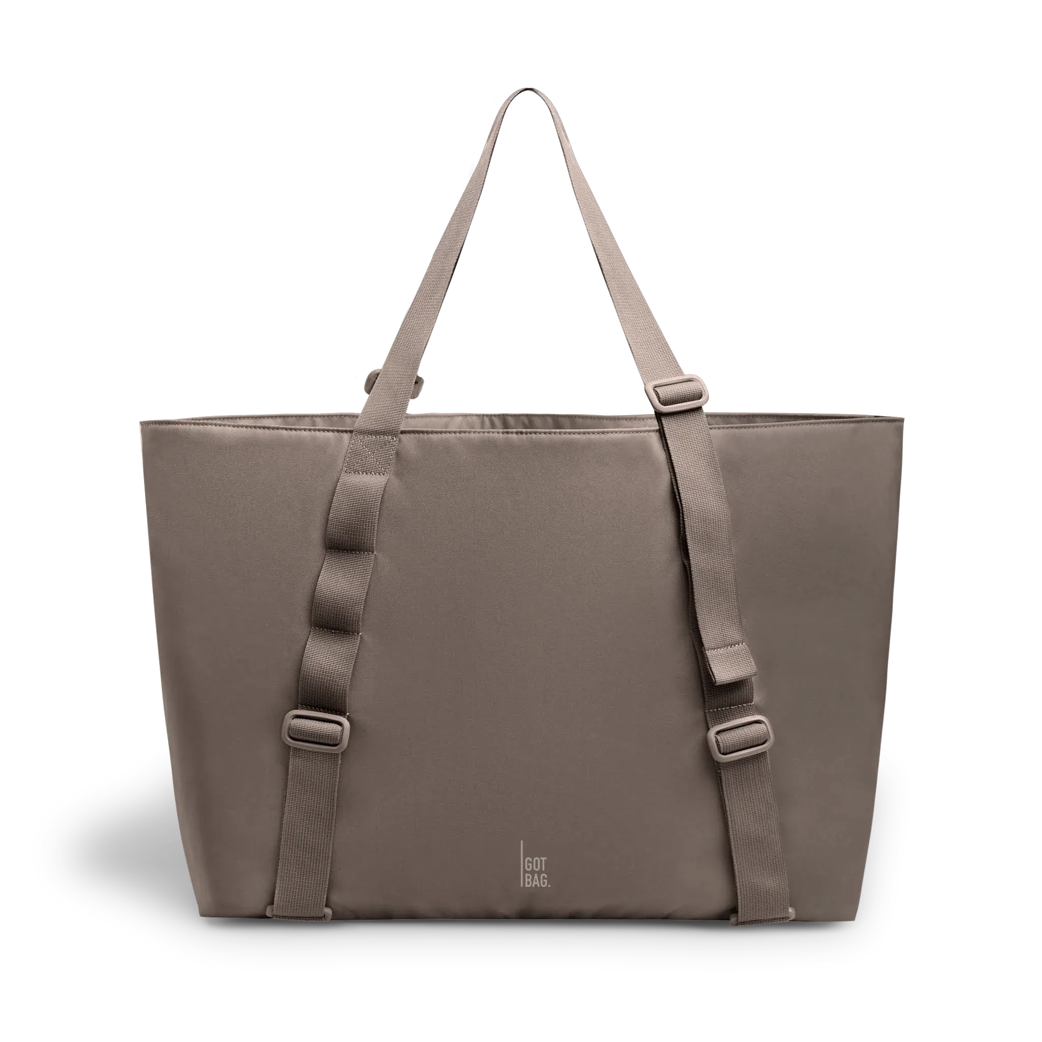 GOT BAG Tote Bag Large Oyster Monochrome – vista frontal | sustentável | Bag-Age