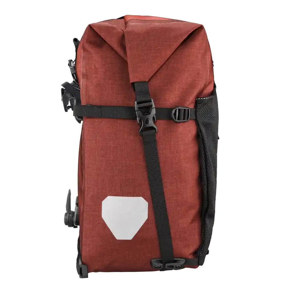 ORTLIEB Back-Roller XL Dark Chili torba rowerowa, widok z tyłu, w Bag-Age