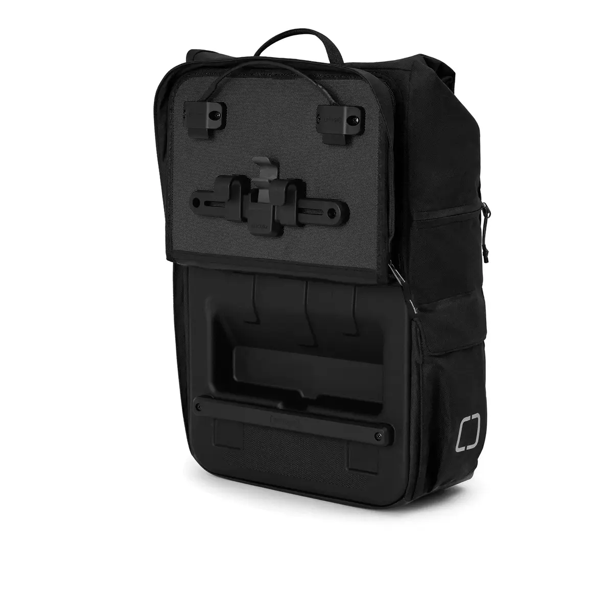 otinga Flip V3 schwarz: Fahrradtasche, 2-in-1 Fahrradtasche und Rucksack, mit Laptopfach. Bei Bag-Age Berlin kaufen.