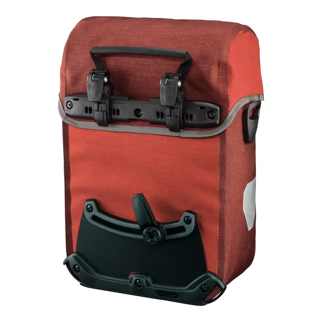 ORTLIEB Sport-Packer Dark Chili Fahrradtasche, Rückansicht, bei Bag-Age