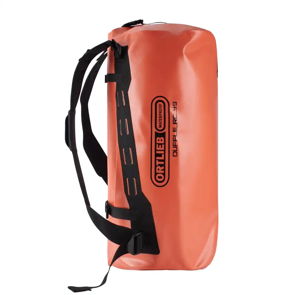 ORTLIEB Duffle RC Coral, duffle / travel bag, vista laterale, da Bag-Age