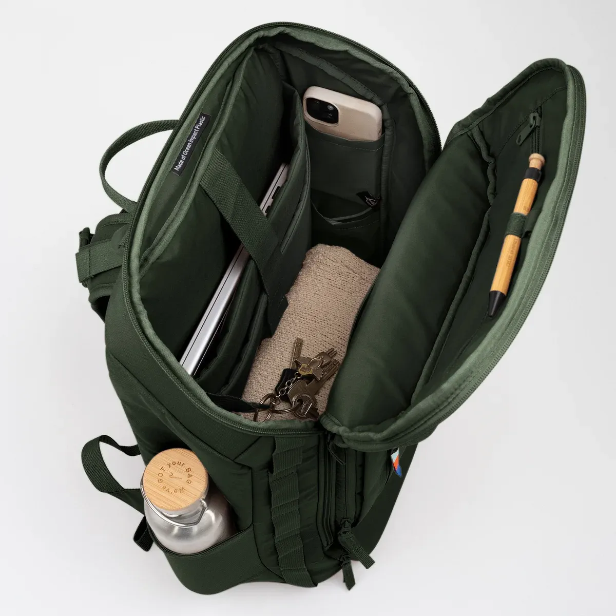 GOT BAG Pro Pack Travel Algae – side view 2 | sustainable | Bag-Age