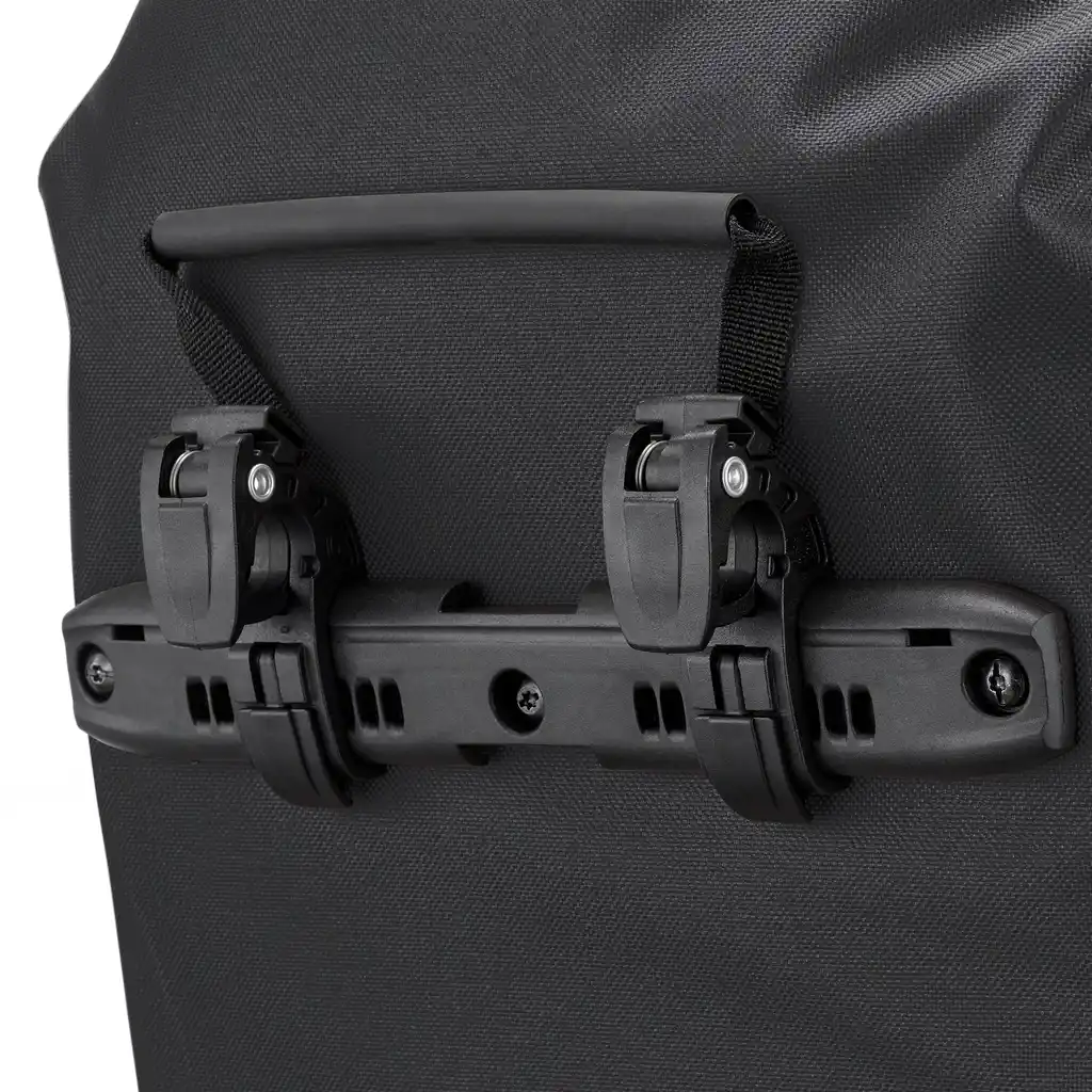 ORTLIEB Vario Lite Black, convertible backpack pannier, vue détaillée, chez Bag-Age