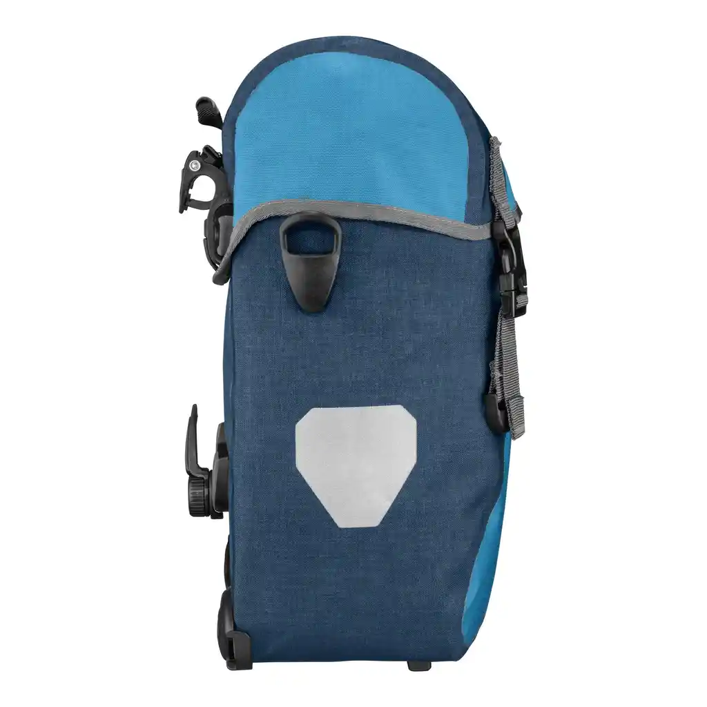 ORTLIEB Sport-Packer Denim fietstas, zijaanzicht, bij Bag-Age