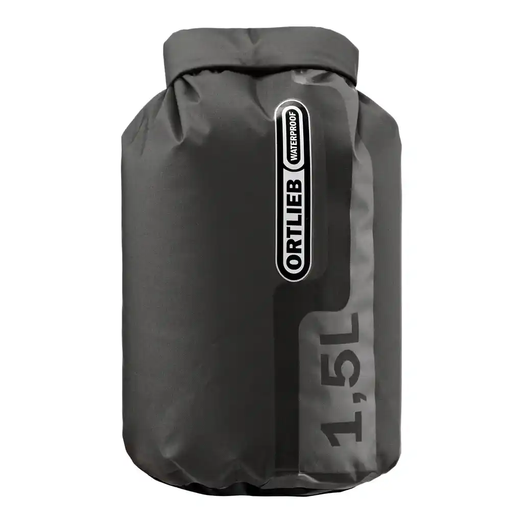 ORTLIEB Dry-Bag Light Black dry bag / packing sack, vooraanzicht, bij Bag-Age