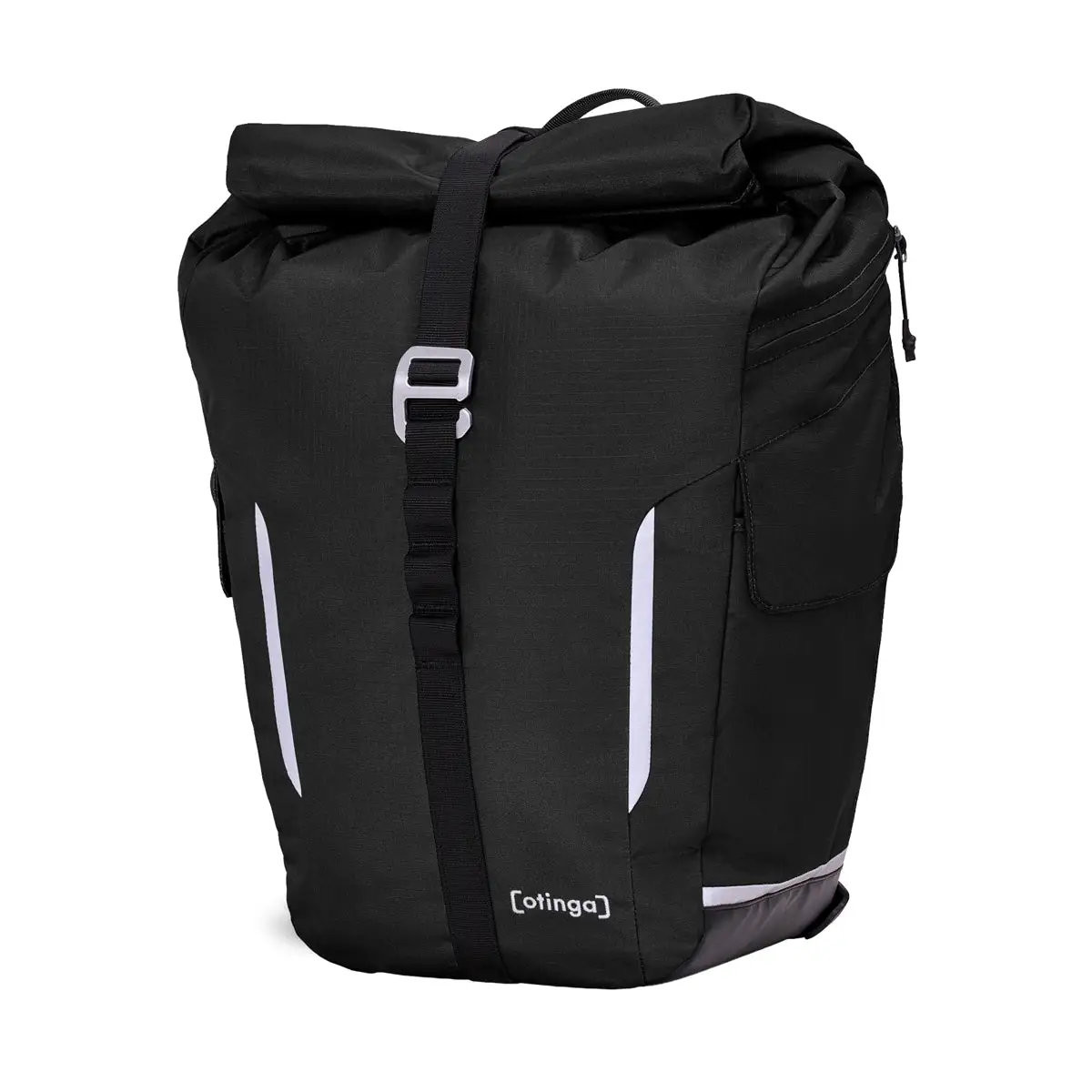 otinga Guard schwarz, Volumen 27.5L, 2-in-1 Fahrradtasche und Rucksack, Fair-Trade-zertifiziert.