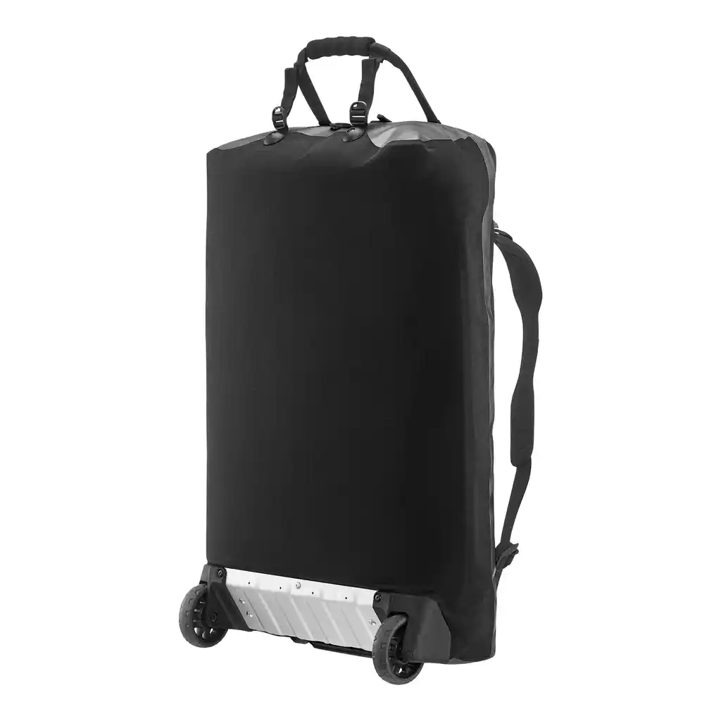 ORTLIEB Duffle RS Black wheeled duffle, back view, at Bag-Age