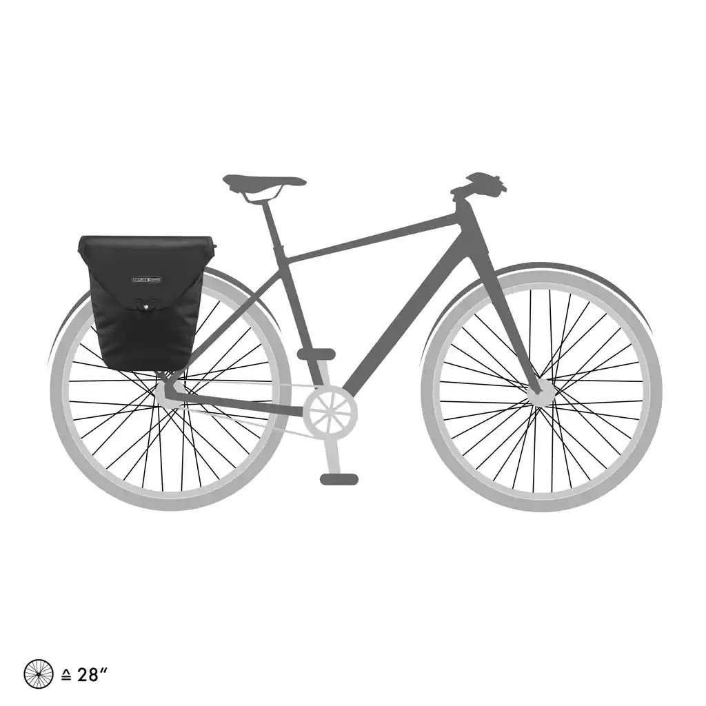 ORTLIEB Velo-Shopper Black, bike shopper, imagem do produto, na Bag-Age