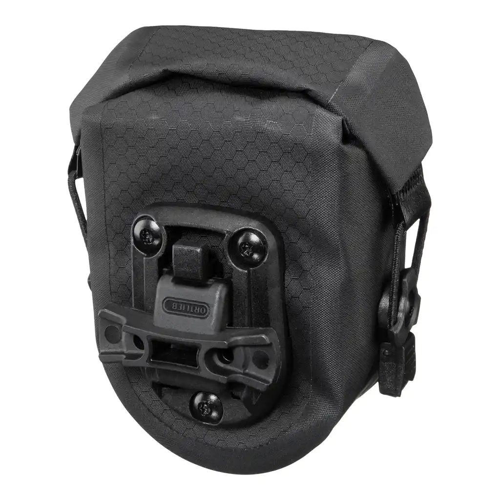 ORTLIEB Micro-Bag Black Matt, borsa sottosella, vista dettaglio, da Bag-Age