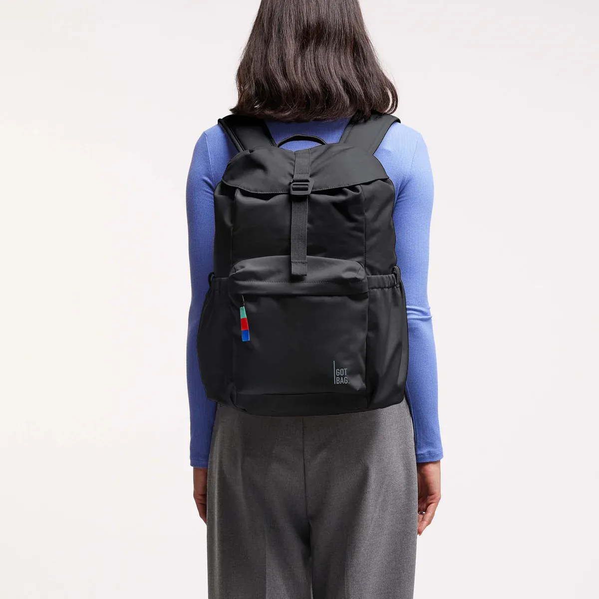 GOT BAG Flap Pack Black – Lifestyle-Foto 2 | nachhaltig | Bag-Age