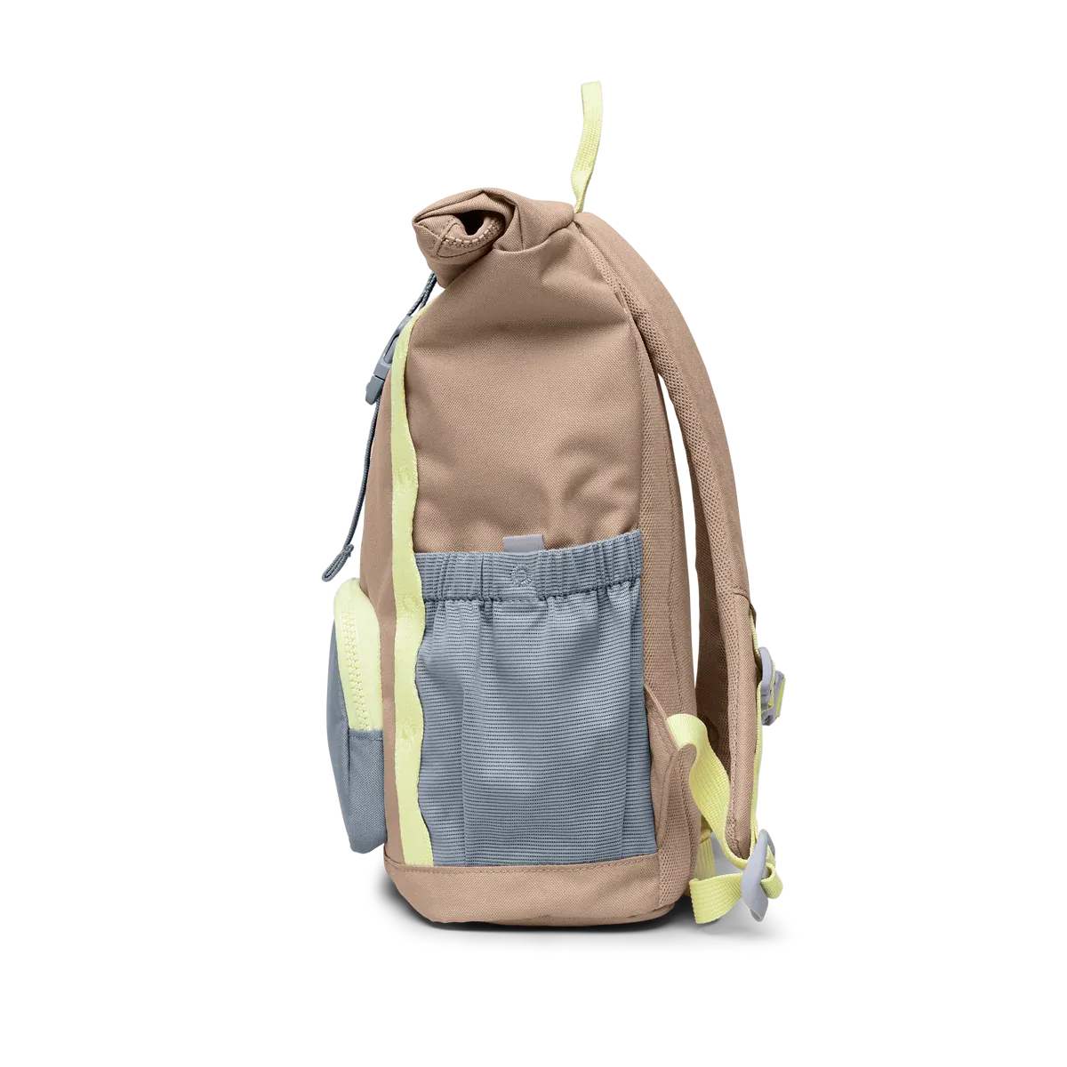 GOT BAG Kids Adventure Rolltop Sandbar Multi – zijaanzicht 1 | duurzaam | Bag-Age