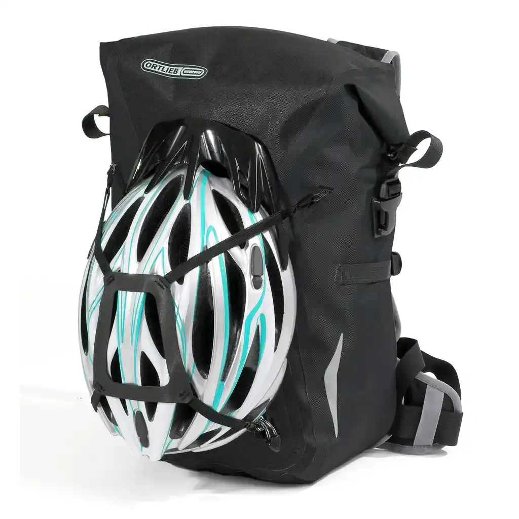 ORTLIEB Packman Black, mochila, vista de detalhe, na Bag-Age