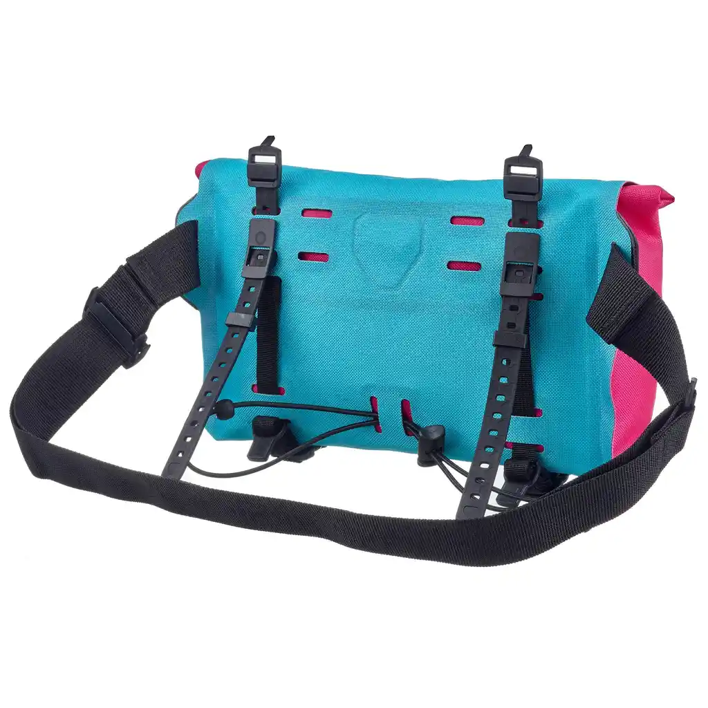 ORTLIEB Handlebar-Pack Plus Black stuurtas, achteraanzicht, bij Bag-Age