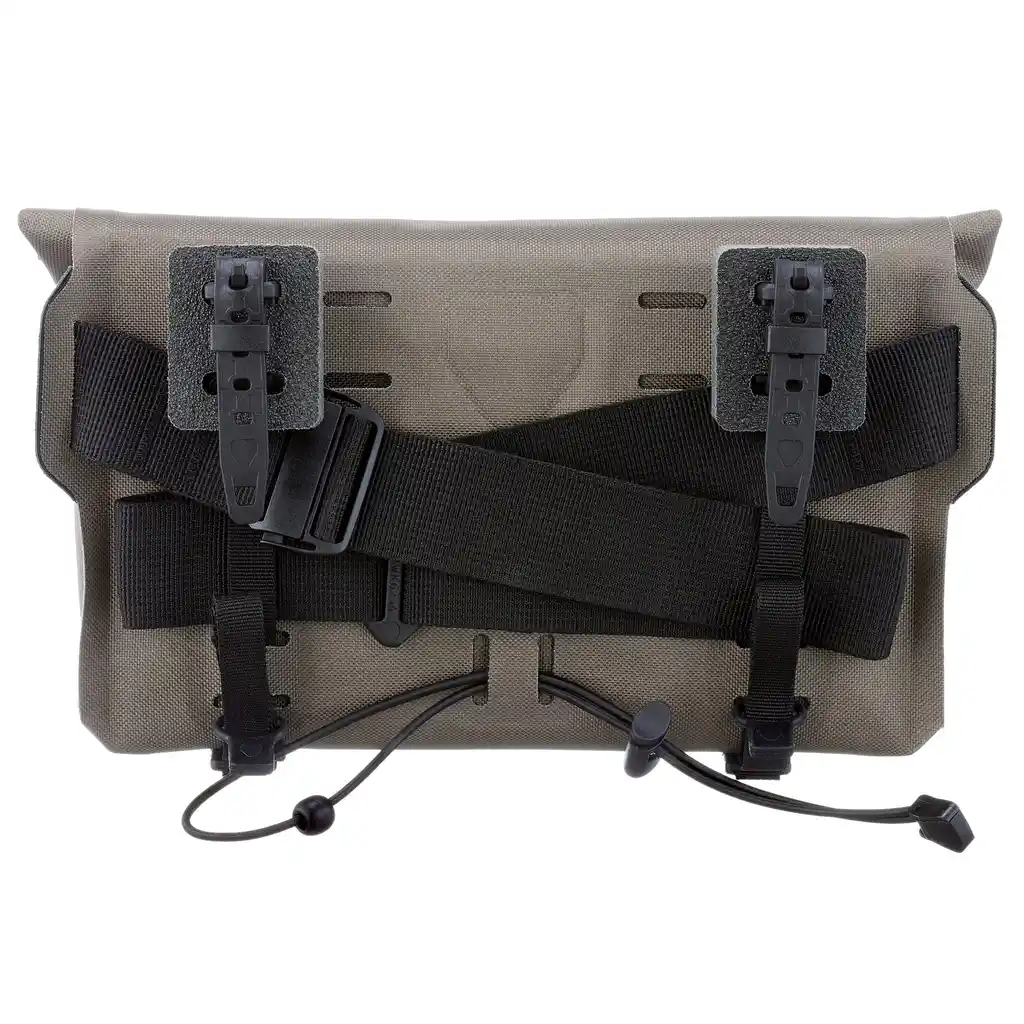 ORTLIEB Velo-Sling Dark Sand handlebar / sling bag, detailaanzicht, bij Bag-Age