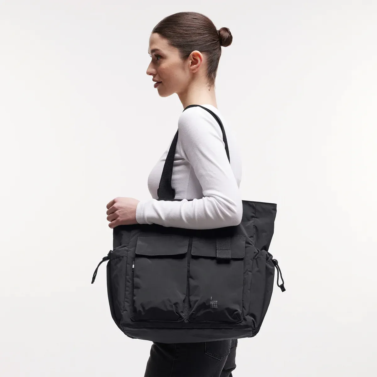 GOT BAG Mellow Tote Bag Black Monochrome – Lifestyle-Foto 1 | nachhaltig | Bag-Age