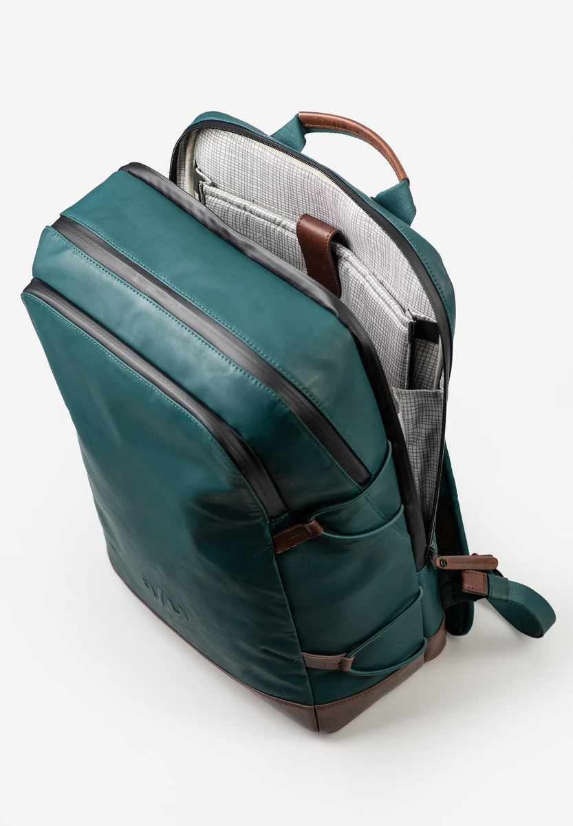 aunts & uncles Kawaguchi Transformative Teal sac, vue arrière, chez Bag-Age Berlin