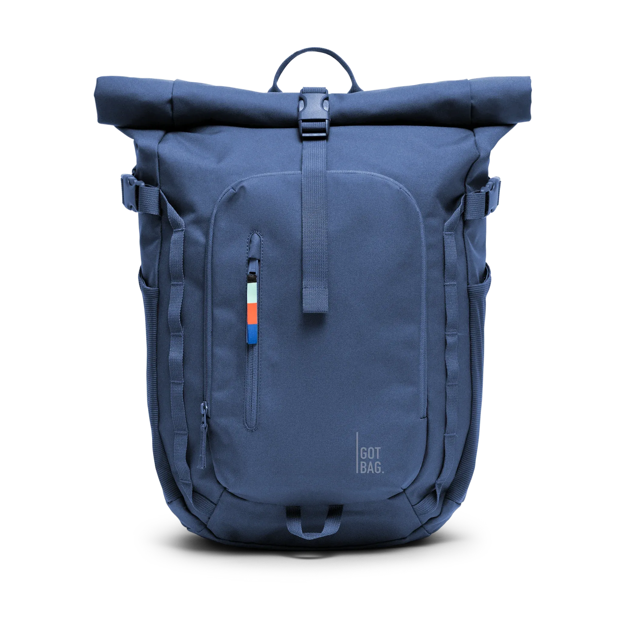 GOT BAG Rolltop Adventure Ocean Blue – vooraanzicht 1 | duurzaam | Bag-Age