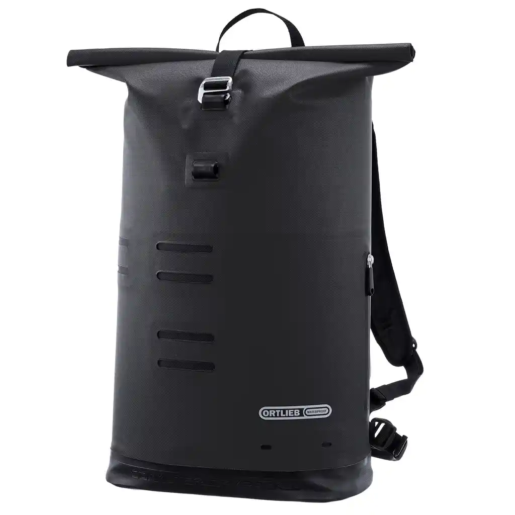ORTLIEB Commuter-Daypack Black, laptop backpack, vista frontale, da Bag-Age
