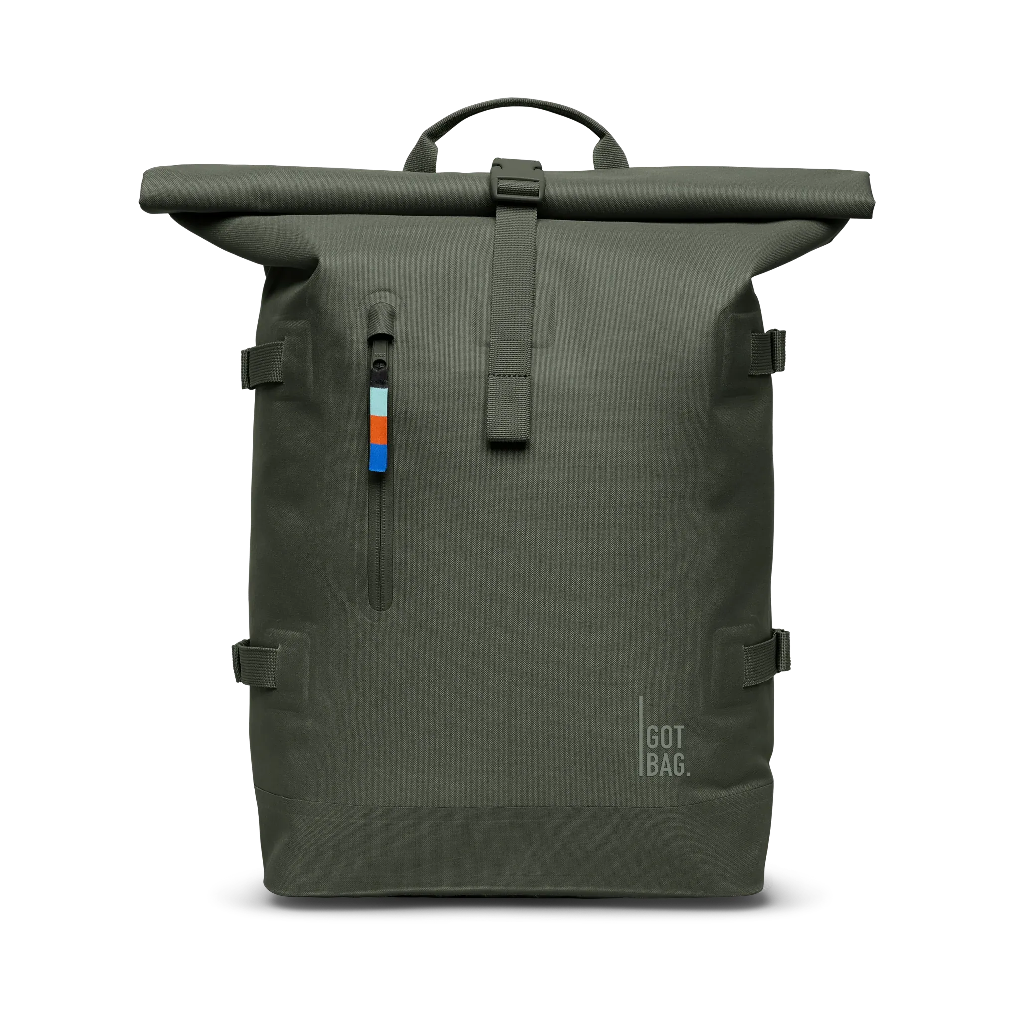 GOT BAG Rolltop 2.0 Algae – vista frontale 1 | sostenibile | Bag-Age