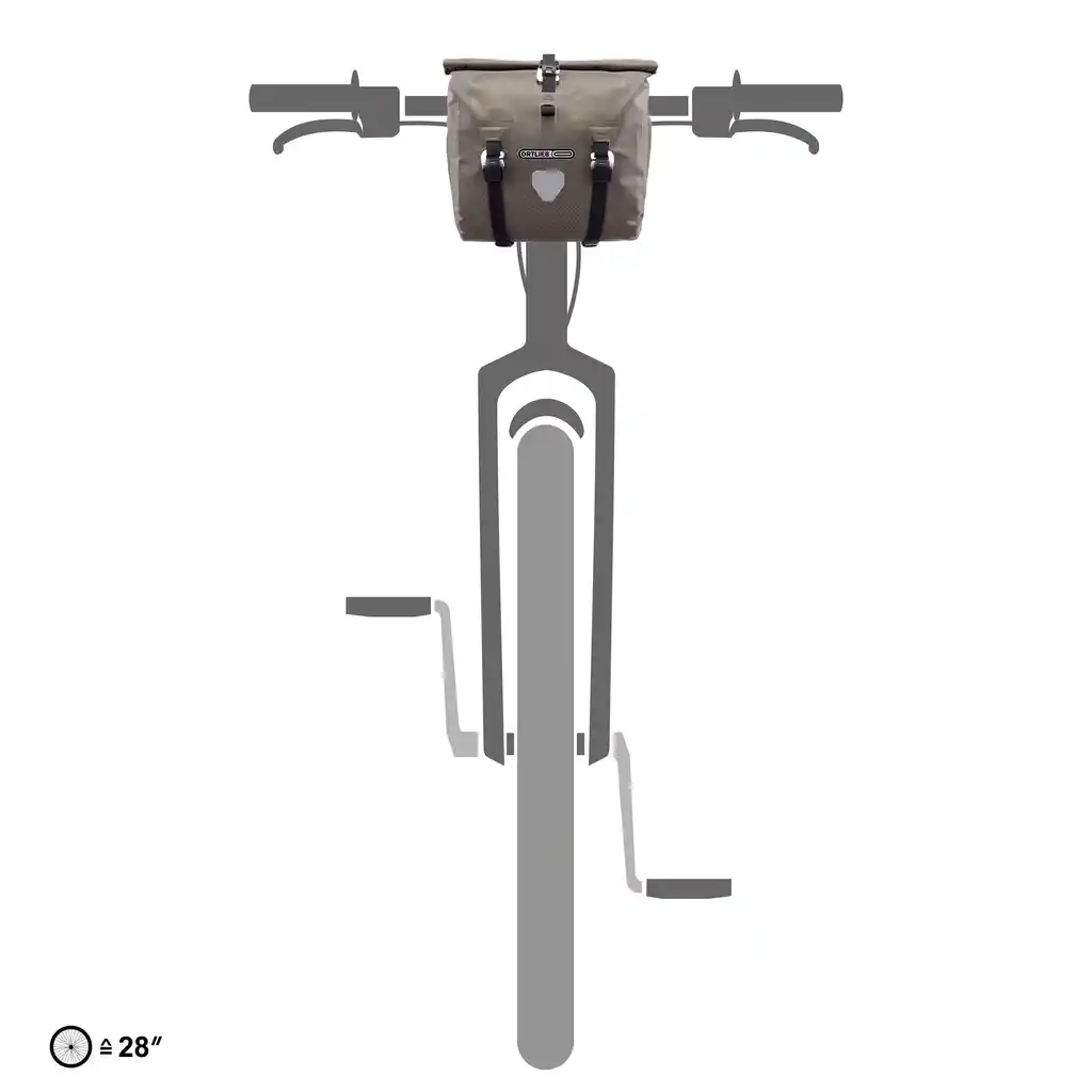 ORTLIEB Handlebar-Pack QR Dark Sand torba na kierownicę, zdjęcie produktu, w Bag-Age