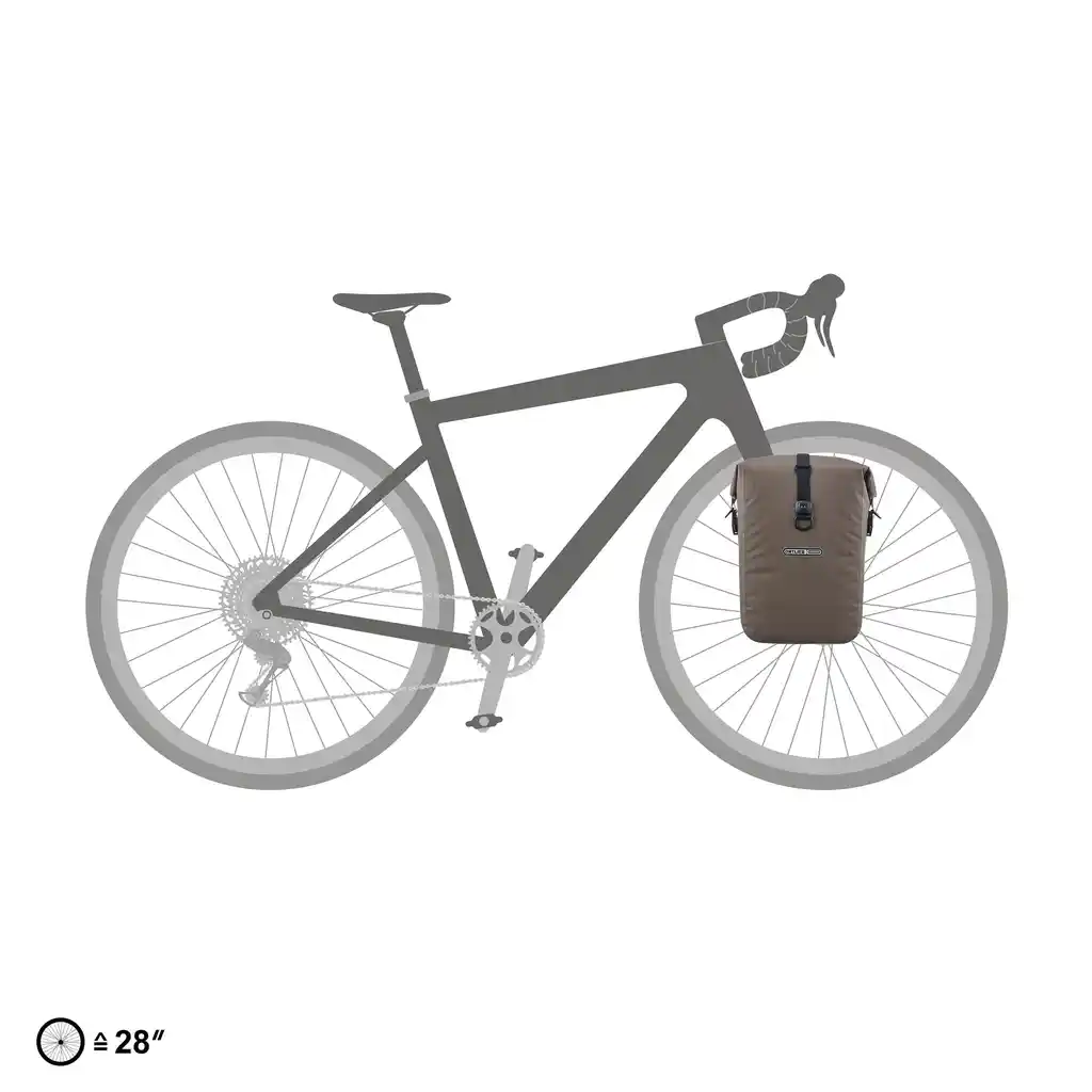 ORTLIEB Gravel-Pack Dark Sand, borsa bici, immagine prodotto, da Bag-Age