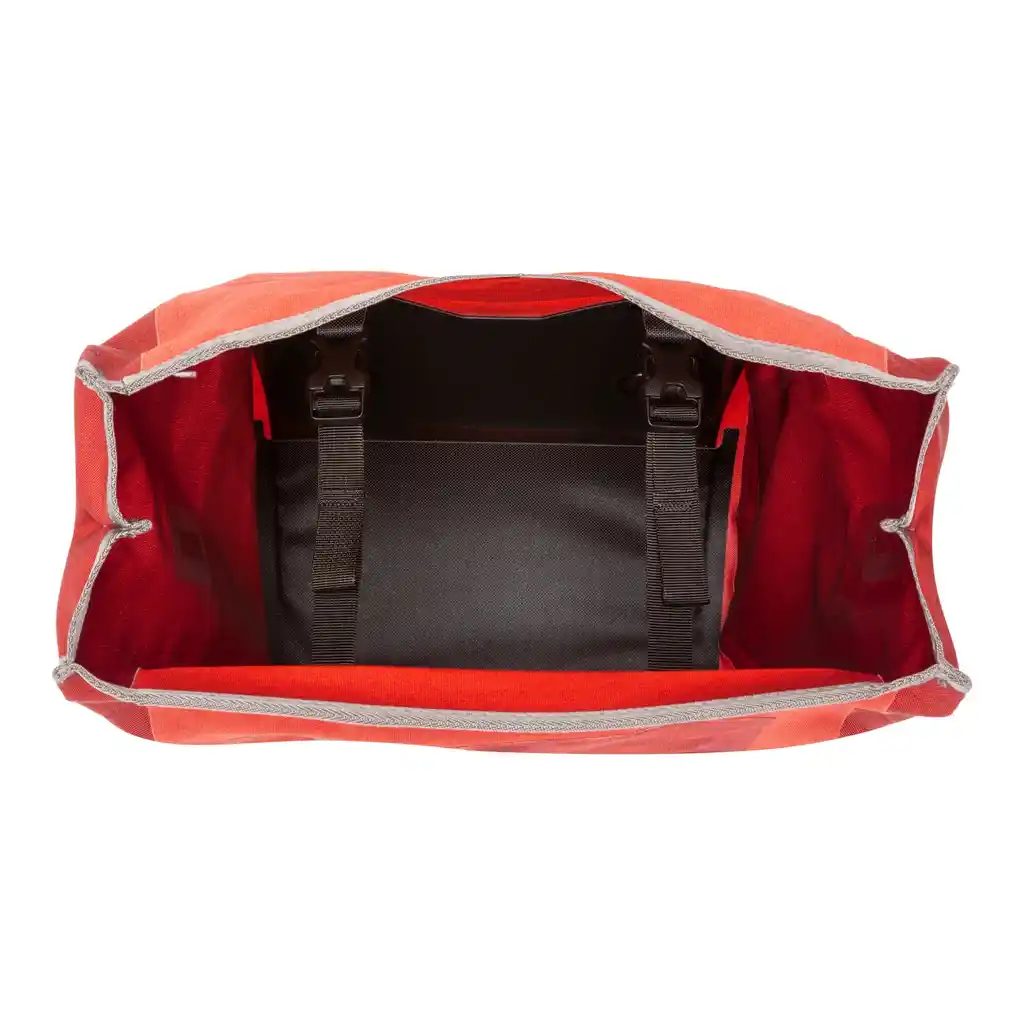ORTLIEB Handlebar-Pack Plus Dark Chili Lenkertasche, Innenansicht, bei Bag-Age