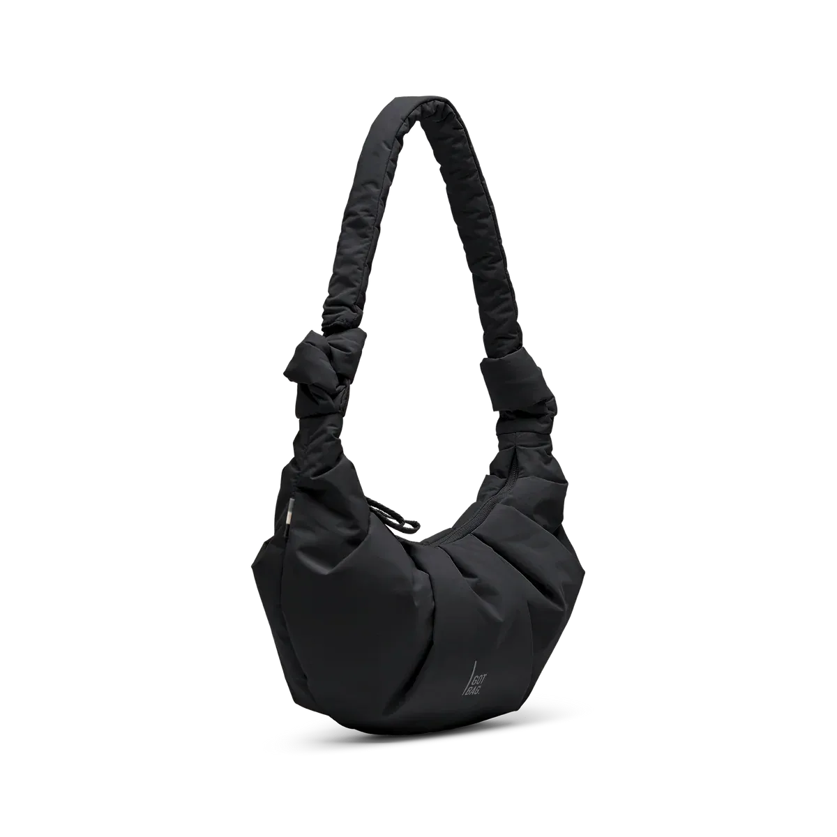 GOT BAG Pleat Moon Bag Small Black Monochrome – photo studio | durable | Bag-Age