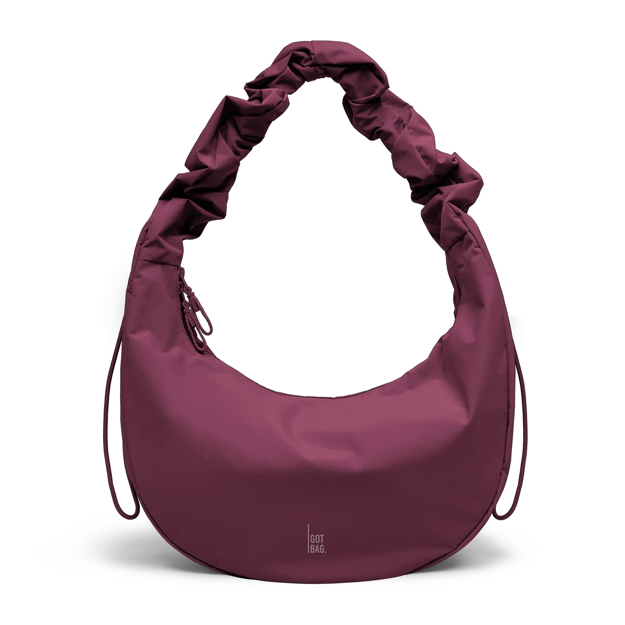GOT BAG Moon Bag Ruffle Kraken Monochrome – vista frontale | sostenibile | Bag-Age