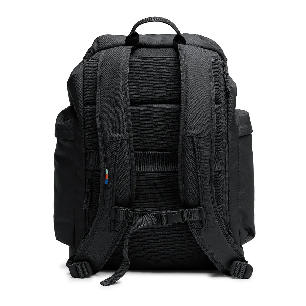 GOT BAG Flap Pack Large Black – vista traseira | sustentável | Bag-Age