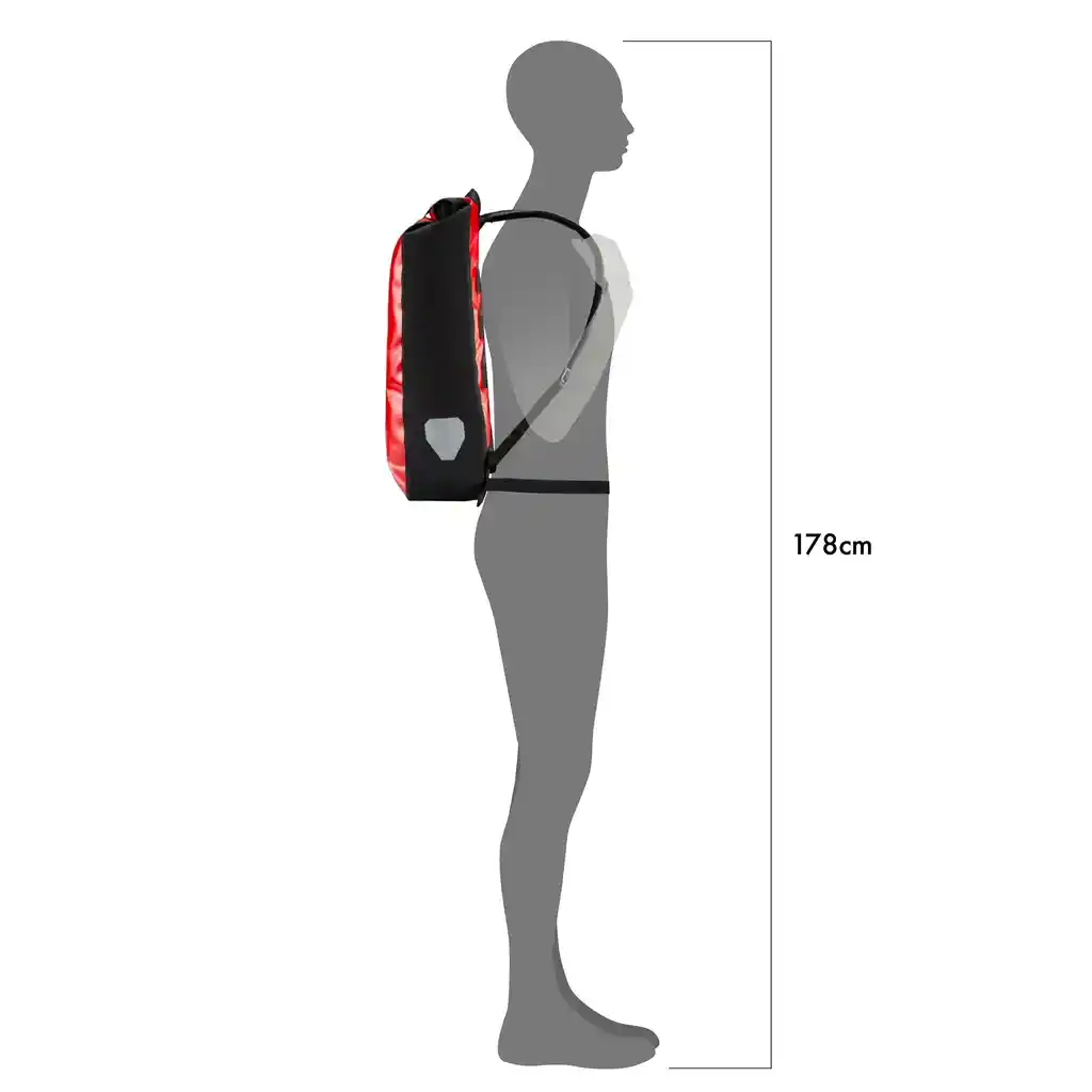 ORTLIEB Messenger-Bag Red, borsa messenger, immagine prodotto, da Bag-Age